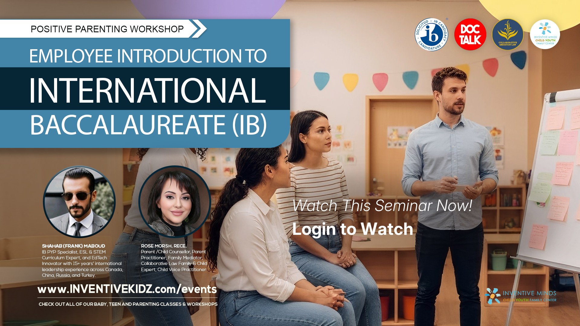 Employee Introduction to the International Baccalaureate (IB) Watermarked Image